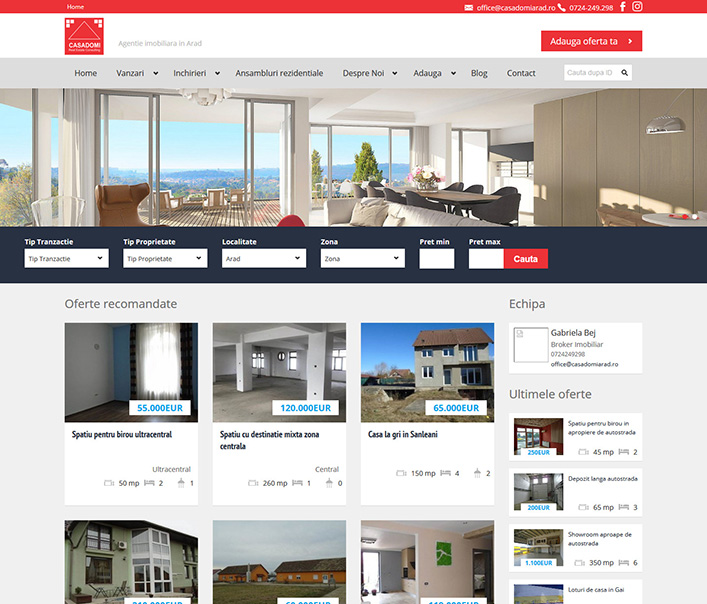 Casadomi - agentie imobiliara Arad