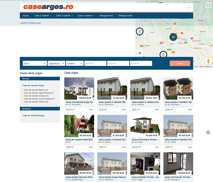 Website de nisa- case Arges