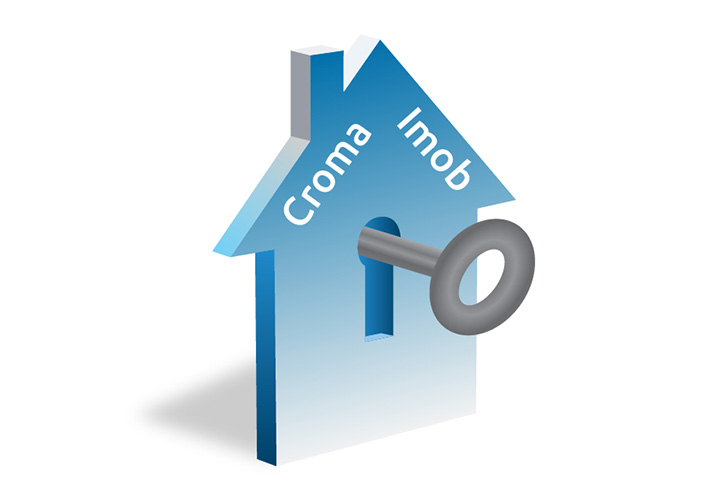 Design logo agentie imobiliara - Croma Imob - Ploiesti
