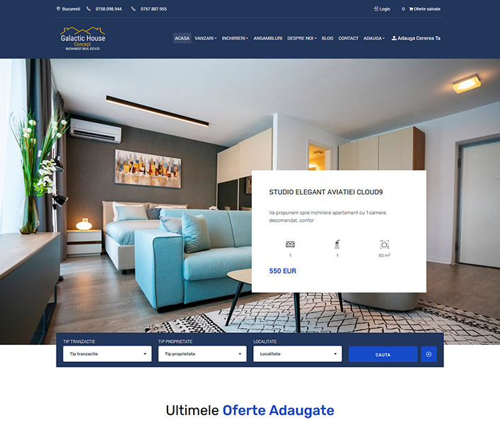 Galactic House - agentie imobiliara Bucuresti