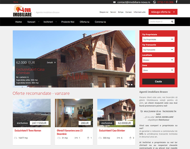 Imobiliare Nova - agentie imobiliara Brasov