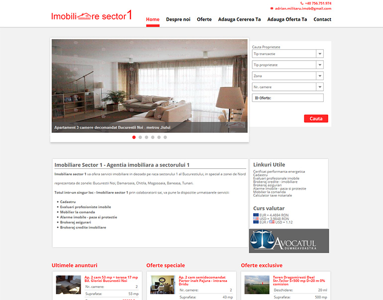 Imobiliare sector 1 - agentie imobiliara Bucuresti