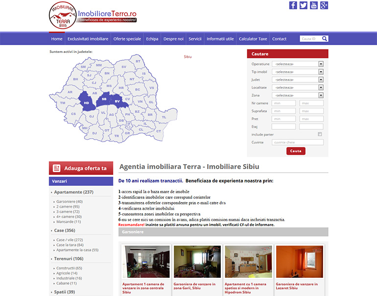 Imobiliare Terra - agentie imobiliara Sibiu