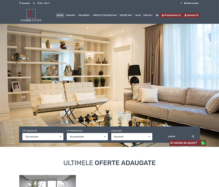 Leader Estate - agentie imobiliara Bucuresti