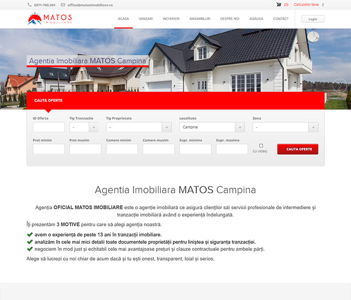 Matos Imobiliare - agentie imobiliara Campina