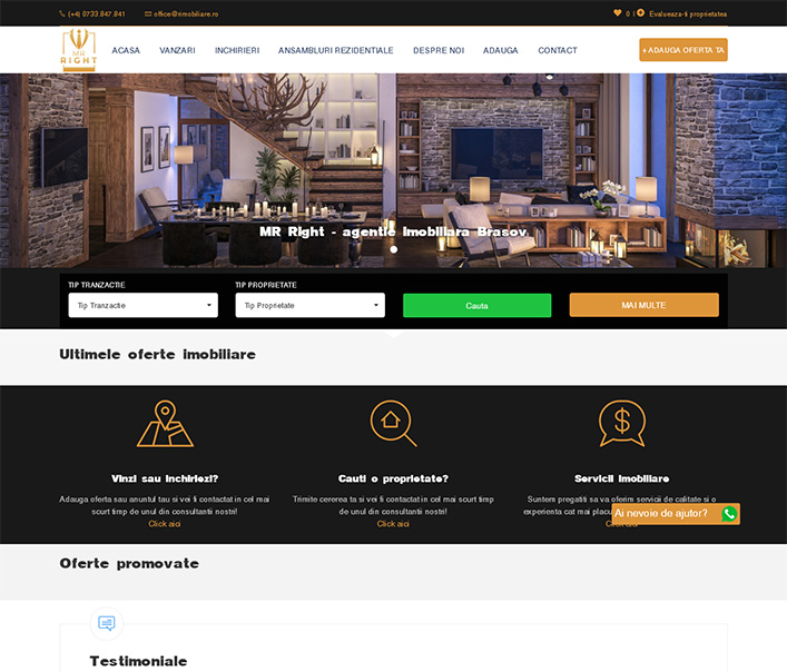 MR. Right - rimobiliare - agentie imobiliara Brasov