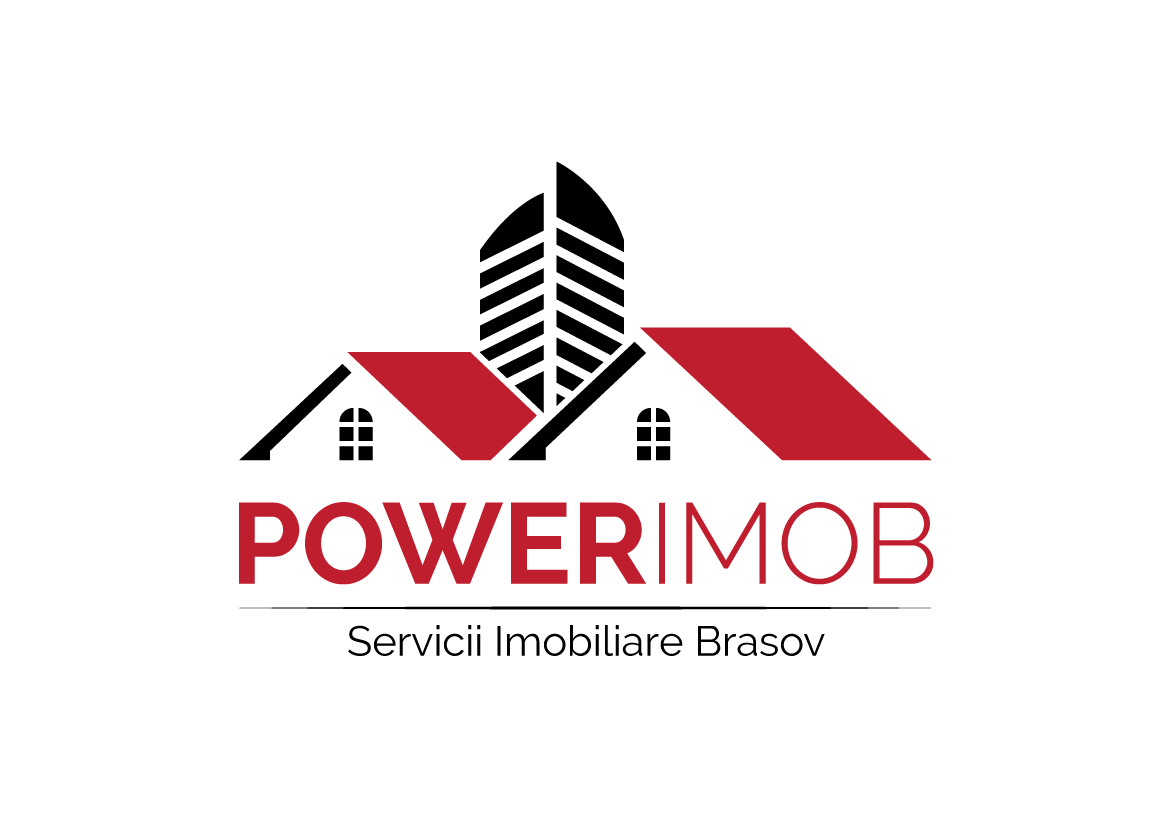 Design logo agentie Imobiliara - Power Imob - Brasov