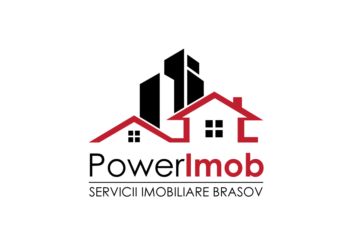 Design logo agentie Imobiliara - Power Imob - Brasov