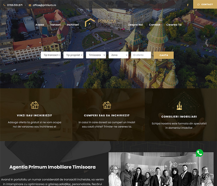 Primum - agentie imobiliara Timisoara
