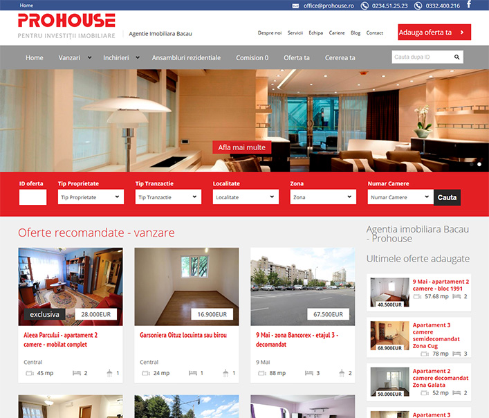 Prohouse - agentie imobiliara Bacau