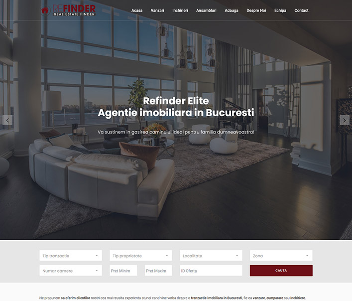 Refinder - agentie imobiliara Bucuresti