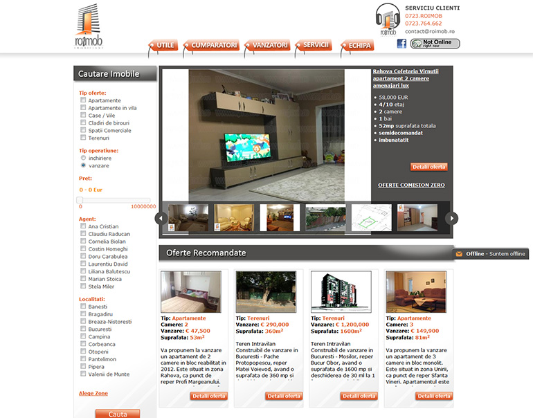 Roimob - agentie imobiliara Bucuresti